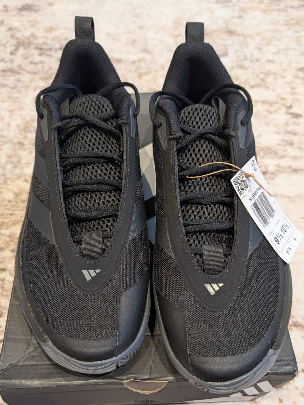 NEW w/ Box Adidas Subzone CLOADFOAM Men's 9.5 Black Carbon Basketball Shoes